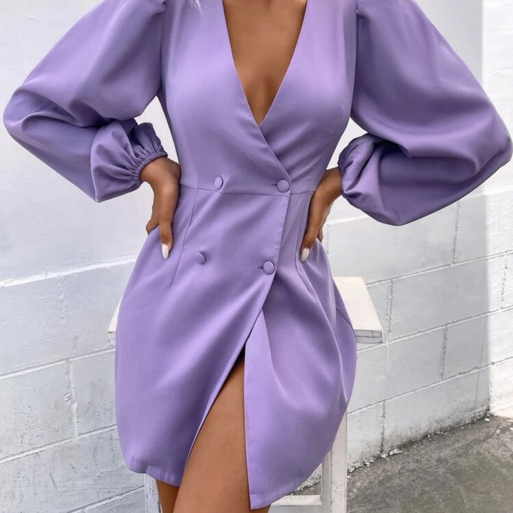 Light purple Blazer dress 🙈